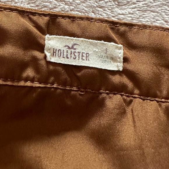 Faux Suede Patchwork Mini Skirt - Size 3 - Picture 3 of 7